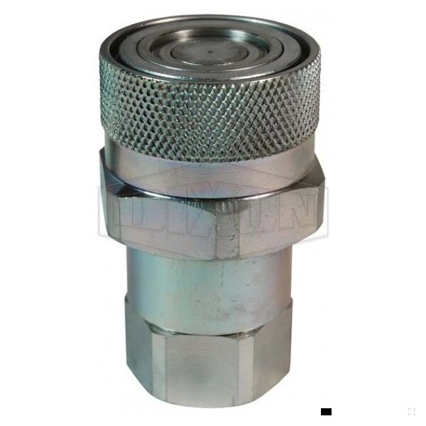 DQC VEP Female Coupler, 3/8-19 Nominal, Female BSPP, Steel, Domestic